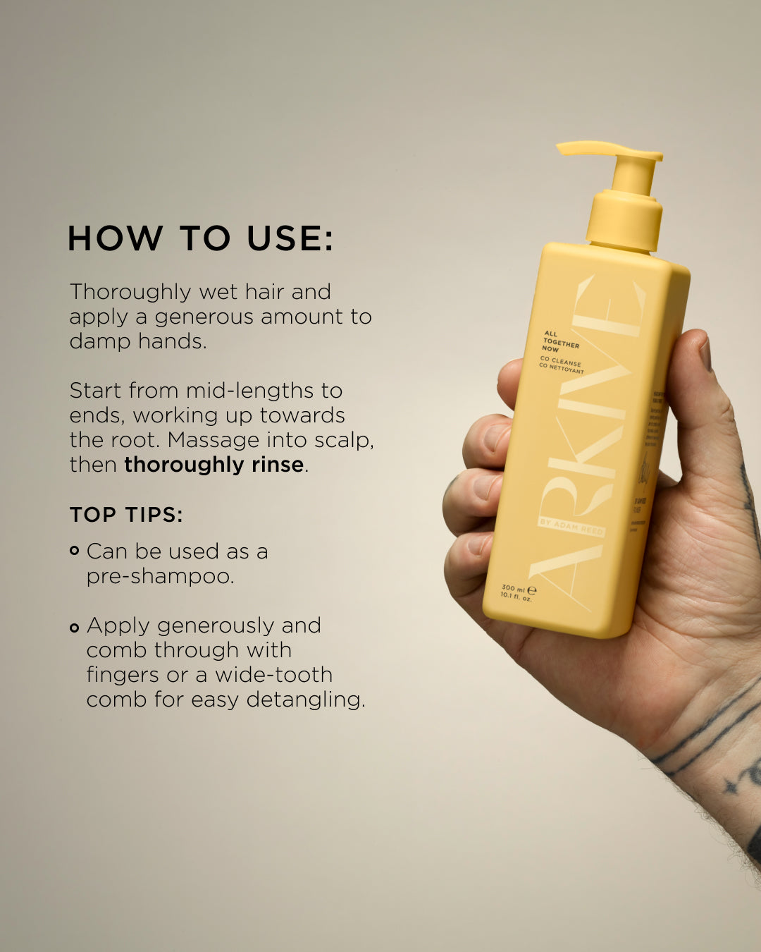 Co Cleanse | Our Gentle & Natural Hair Cleanser – ARKIVE© Headcare