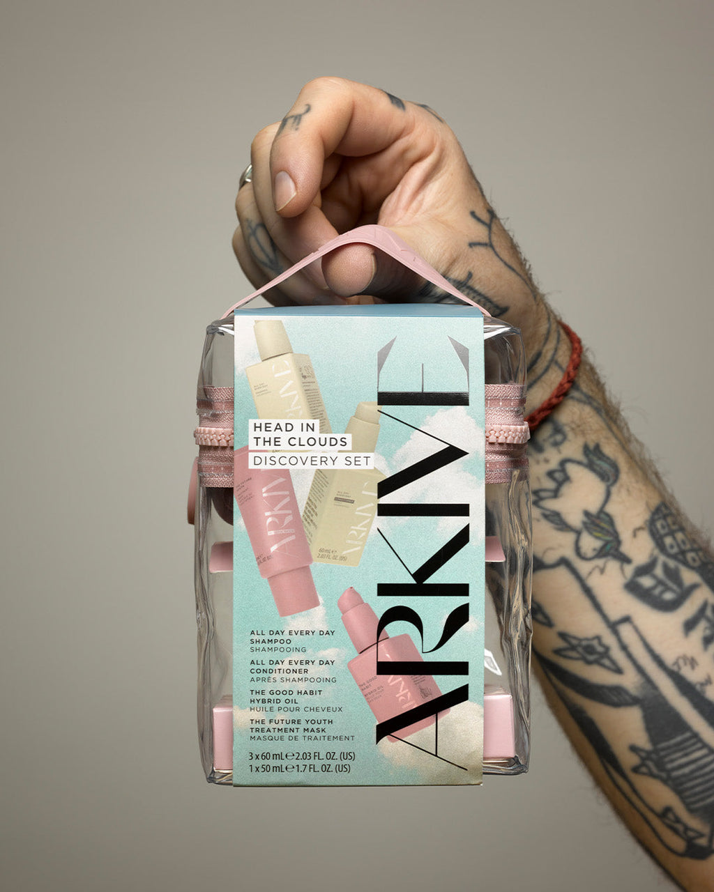 Arkive's Head In the Clouds discovery set being held up in hand