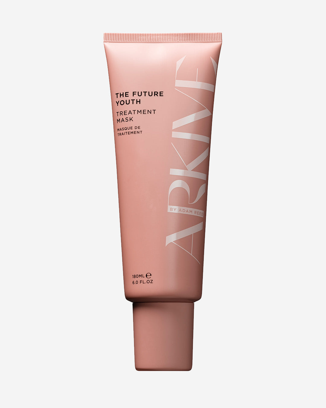 A bottle of Arkive's The Future Youth hair treatment mask on a white background